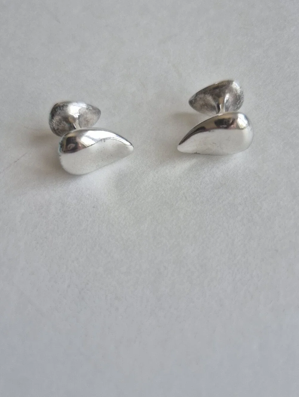 Tiffany & Co. Cufflinks Elsa Peretti Tear Drop 925 Sterling Silver